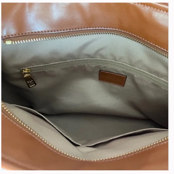 Lauren Ralph Lauren Bolton Shopper Tea Rose Canvas Tote - Picture 8 of 13